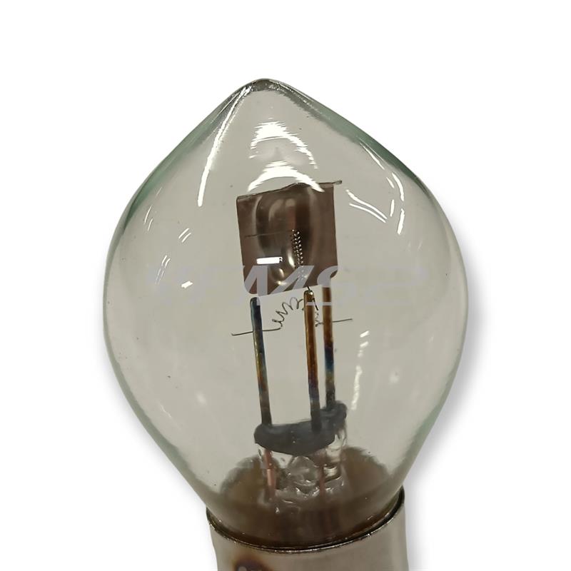 Lampadina SGR 6 Volt 25/25 Watt BA20D con vetro bianco tradizionale, ricambio 200520