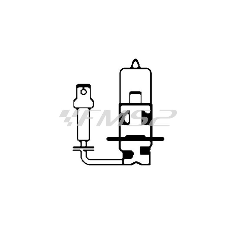 Lampadina SGR 12 Volt 55 Watt H3 flosser alogena, ricambio 201658