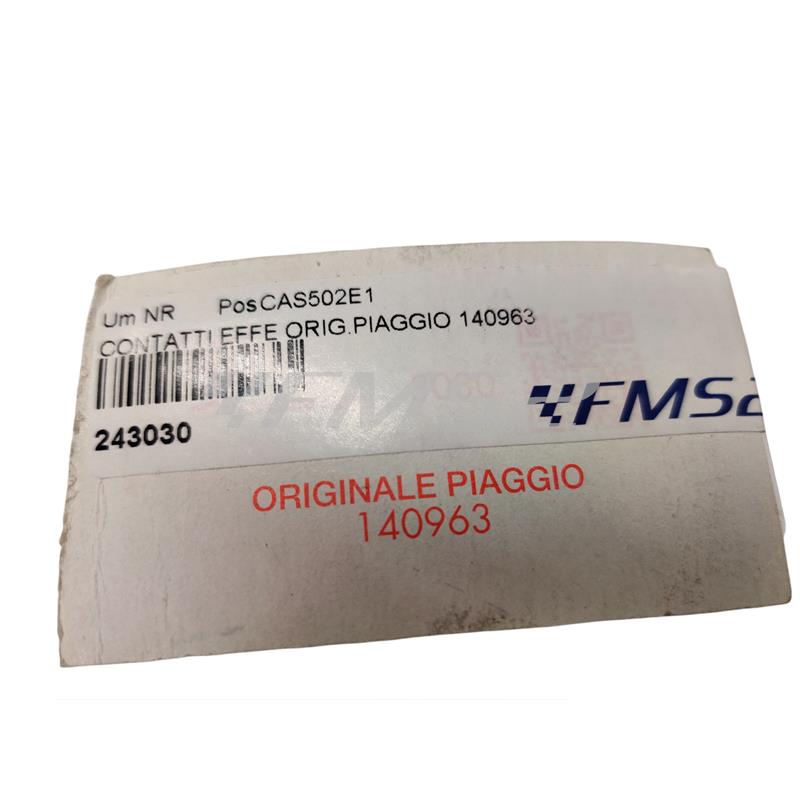 Contatti puntine platinate EFFE originali Piaggio per vespa 125, 150 cc e ape Piaggio targato (SGR), ricambio 243030