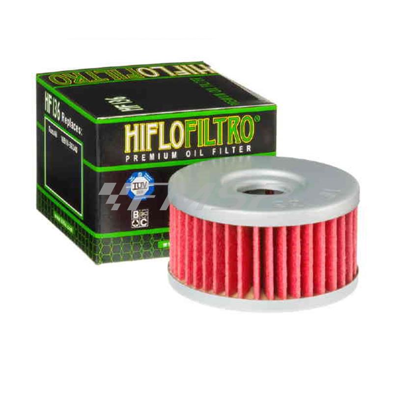 Filtro olio Hiflo HF136 per Suzuki DR 250/350/400, ricambio 260136