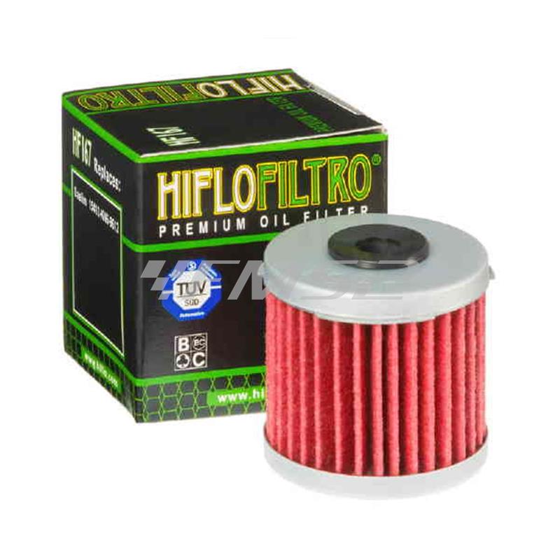 Filtro olio Hiflo codice HF167 per Daelim VS 125, VT 125 Evolution, ricambio 260167