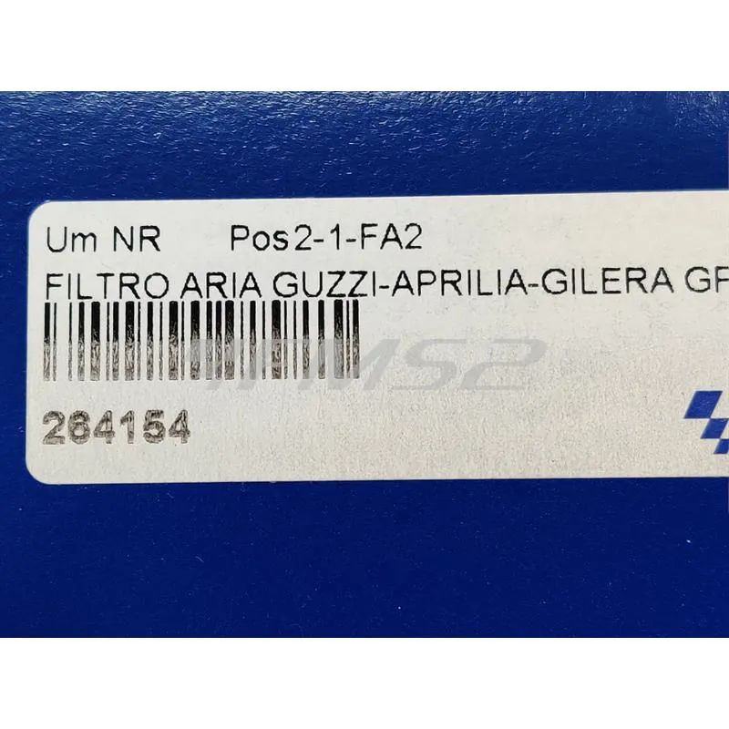 Filtro aria guzzi-aprilia-gilera gp800, ricambio 264154