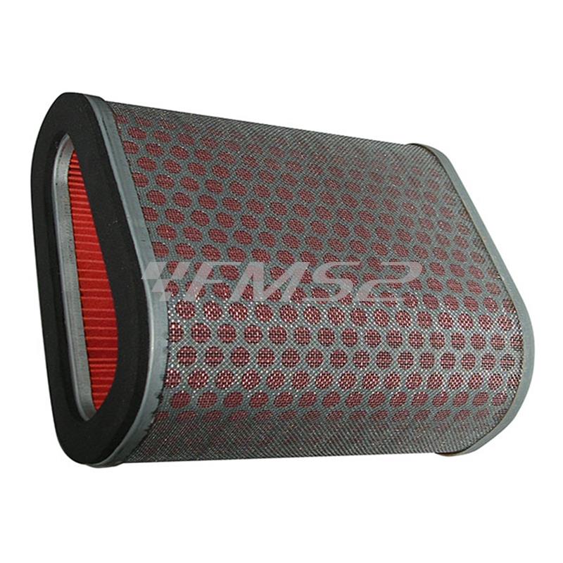 Filtro aria MEIWA H1217 per maxi moto Honda CBF 1000 prodotte dal 2006 al 2010 (SGR), ricambio 264847