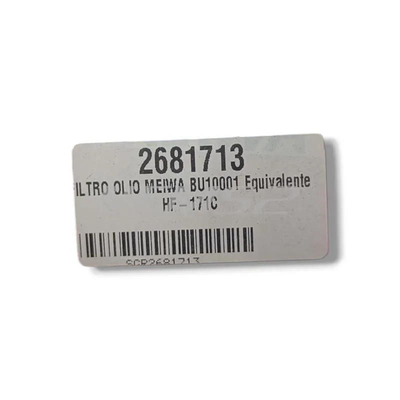 2681713 Filtro olio meiwa bu10001