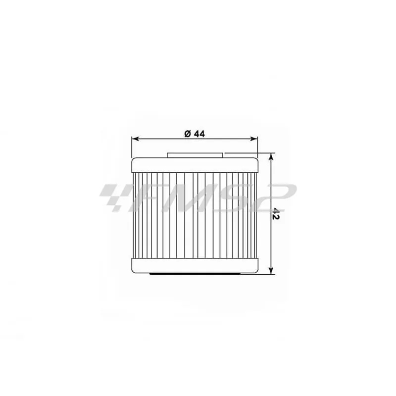 268566 Filtro olio Meiwa per maxi scooter Kymco Downtown 125, 200 e 300 cc
