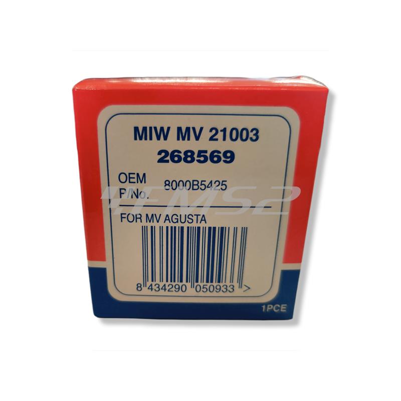 Filtro olio miw mv agusta f3-rc-oro 675, ricambio 268569