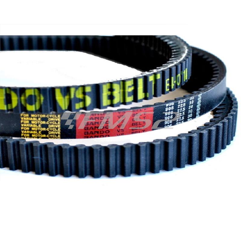 Cinghia di trasmissione bando con doppia dentatura in kevlar originale per maxi scooter Sym Maxsym 400 cc 4 tempi, ricambio 273780