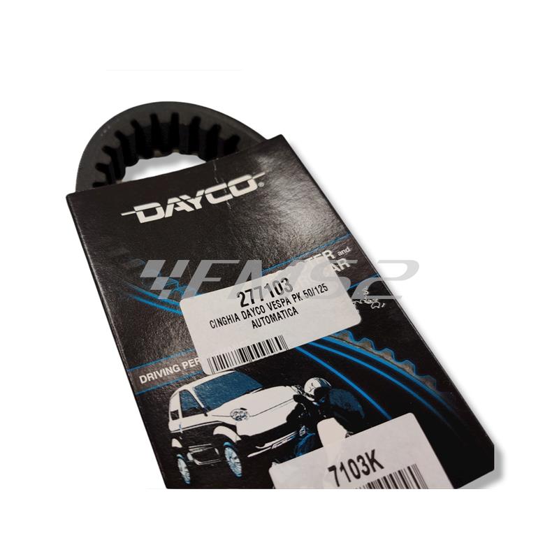 Cinghia dayco vespa pk 50/125 automatica, ricambio 277103