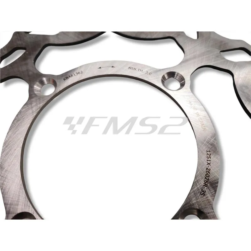 Disco freno NG montaggio ruota anteriore lato sinistro su ciclomotori Beta RR  motard Track prodotti dal 2014 fino al 2017 , ricambio 6591251X