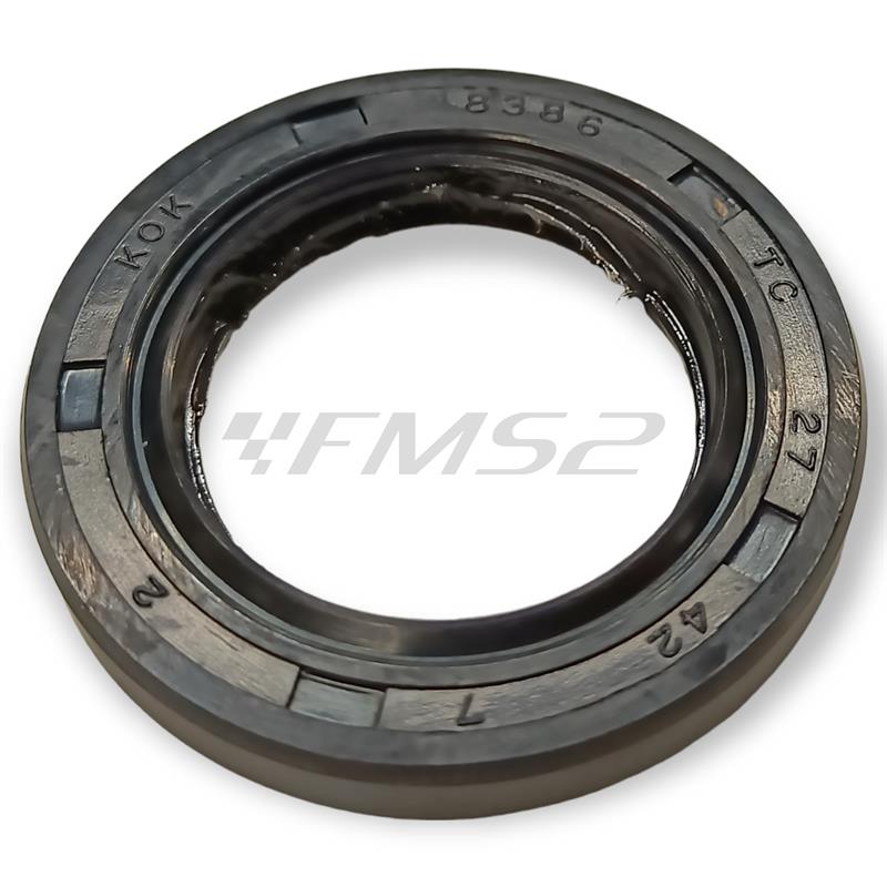 Paraolio Oil seal 27x42x7 - codice alternativo 91255m9q300 (SYM), ricambio 91255GE0003M1