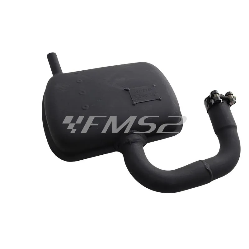 0744 Marmitta sitoplus per Vespa lml star 200 4 tempi dal 2012