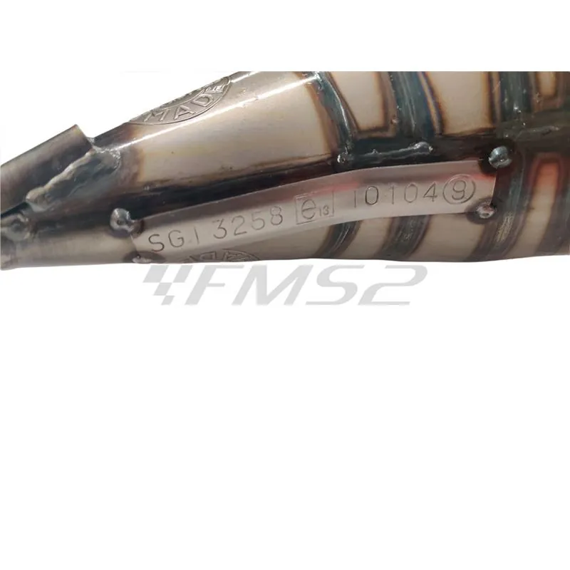 3258 Marmitta Leovince completa di silenziatore modello X-FIGHT per ciclomotori HM CRE 50 prodotti dal 2006 fino al 2013