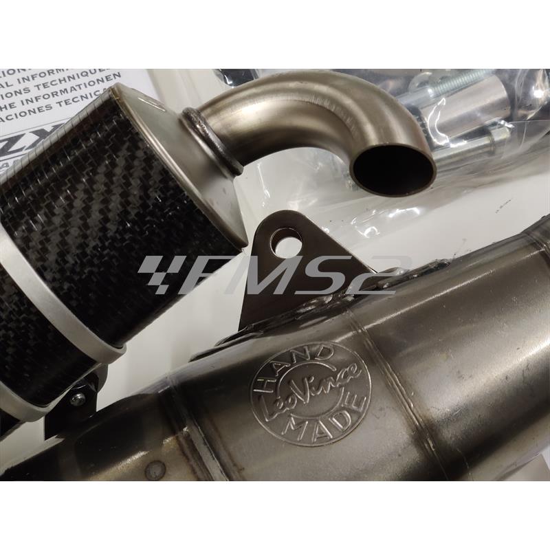 Marmitta leovince h.m.zx-r per scooter Aprilia SR 50 sport ('03) carburatore, ricambio 4028R