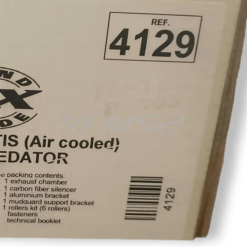 4129 Marmitta leovince h.m. zx Derbi atlantis 50 kat aria e liquido dal 1999 al 2002 - predator 50 aria -