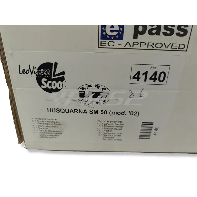 4140 Marmitta leovince h.m. v6 husqvarna sm 50 cross dal 2002