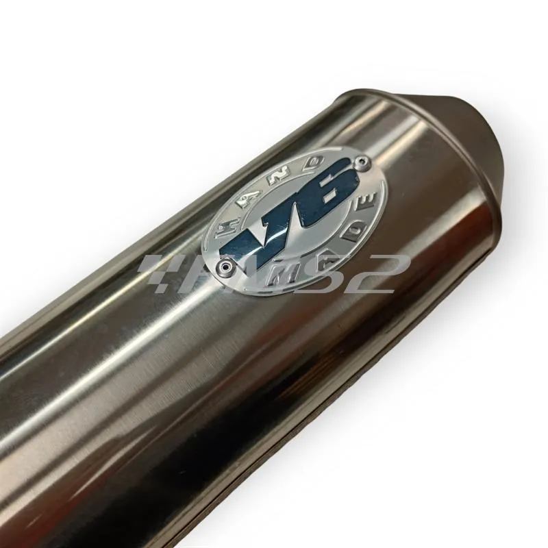 7440 Marmitta H.m.v6 sinistro-rx 50 06-07 silenziatore inox