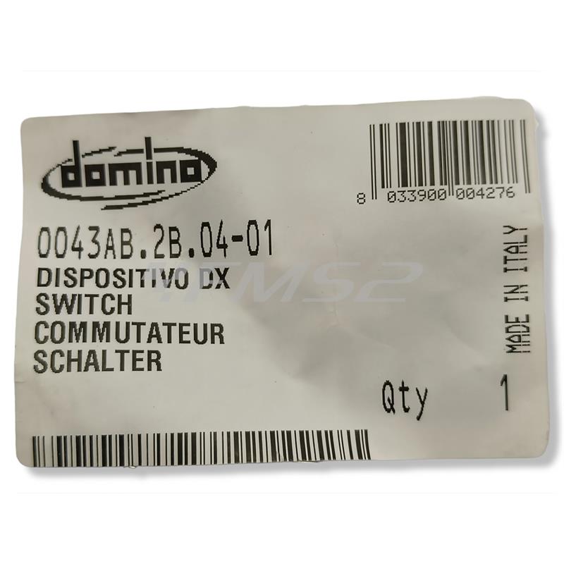 Dispositivo destro Booster Spirit '00 in poi (Tommaselli, Domino), ricambio 0043AB2B0401