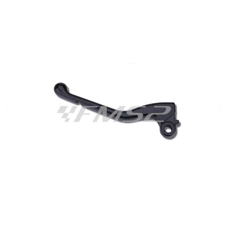 Leva frizione sinistro in alluminio pressofuso di colore nero e fulcro mm 28,5 e lunghezza mm159 (Tommaselli, Domino), ricambio 097661