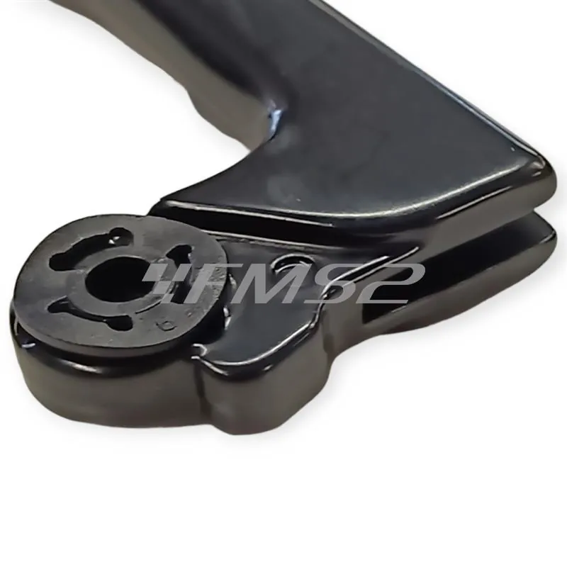 1661.61 Leva frizione in alluminio di colore nero Domino Tommaselli per enduro e motard