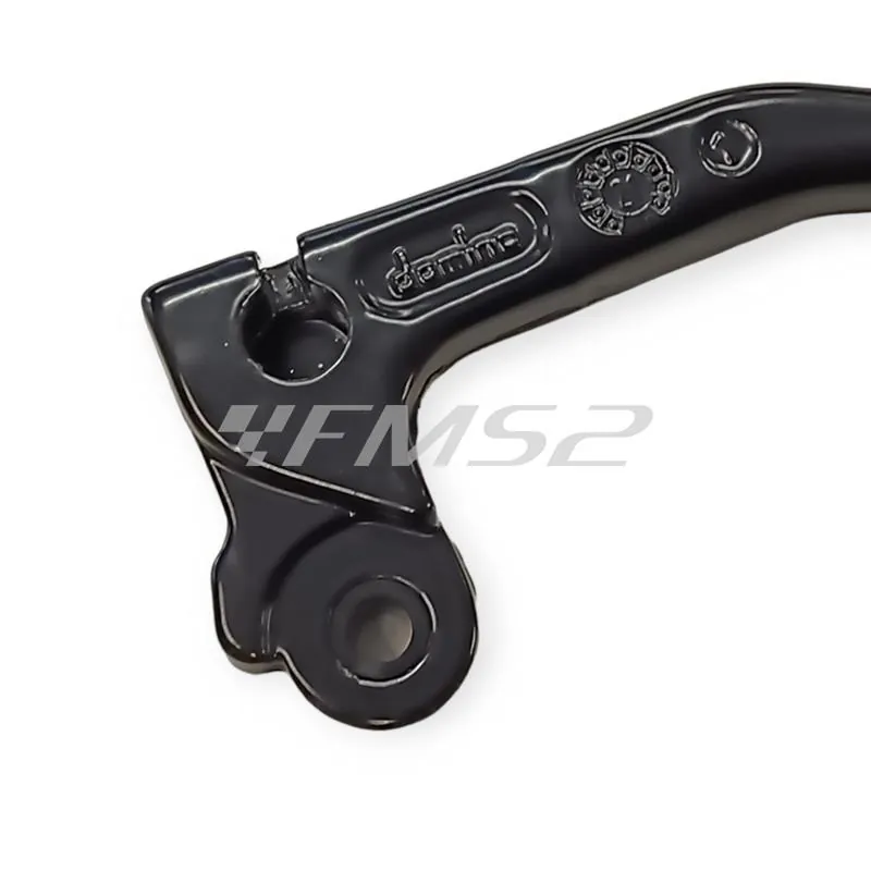 1661.61 Leva frizione in alluminio di colore nero Domino Tommaselli per enduro e motard