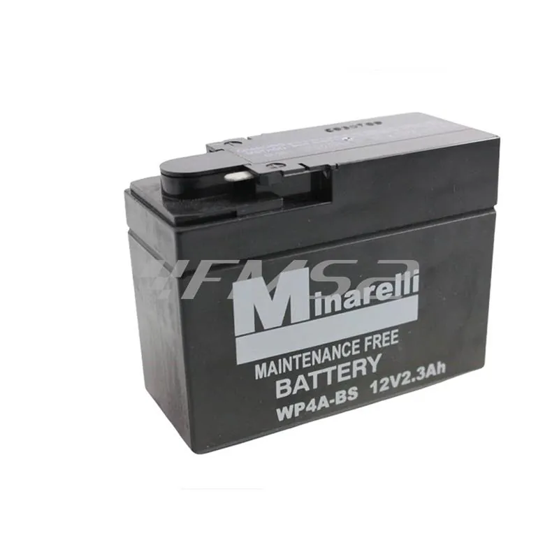 Batteria Minarelli YTR4A-BS, 12 Volt - 2.3 Ah - 2.3 Ah, tipo MF, ricambio 0012360