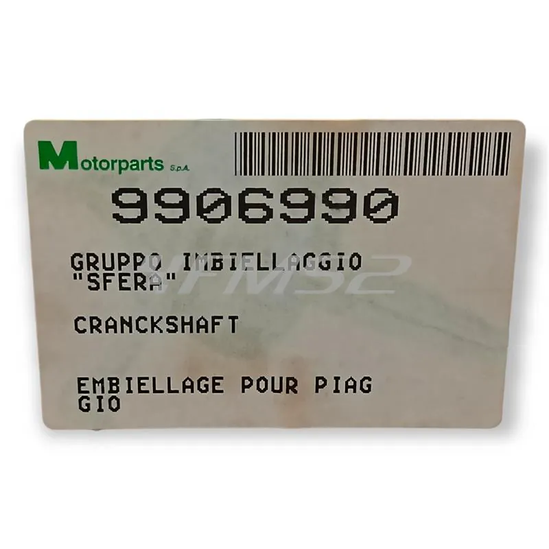 9906990 Albero motore top competizione per Piaggio Gilera