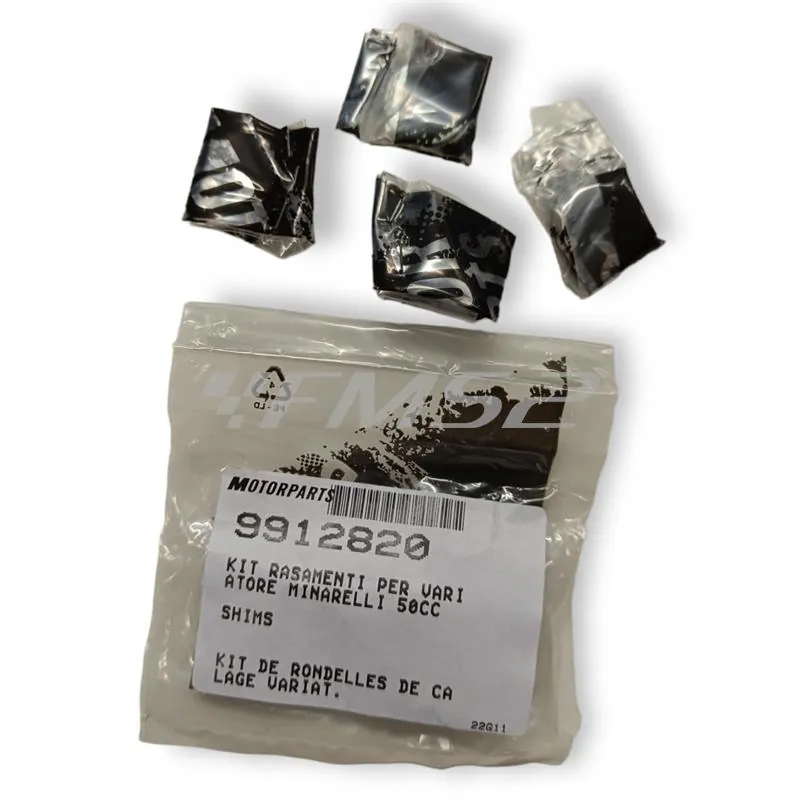 Kit rasamenti Top performance con spessori differenziati per scooter con motore  Minarelli raffreddati ad aria o liquido orizzontale e verticale, ricambio 9912820
