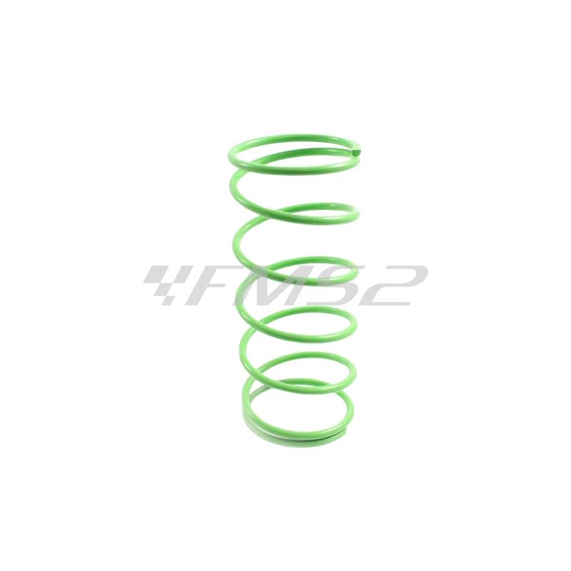 Molla contrasto top performance di colore verde e carico da 35 kg per scooter con motore Piaggio - Gilera, ricambio 9914800