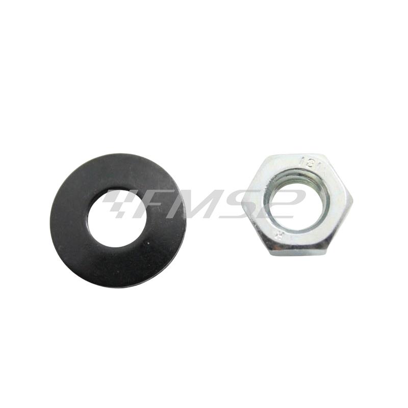 Dado con rondella conica per variatore scooter minarelli 50 , ricambio 9915460