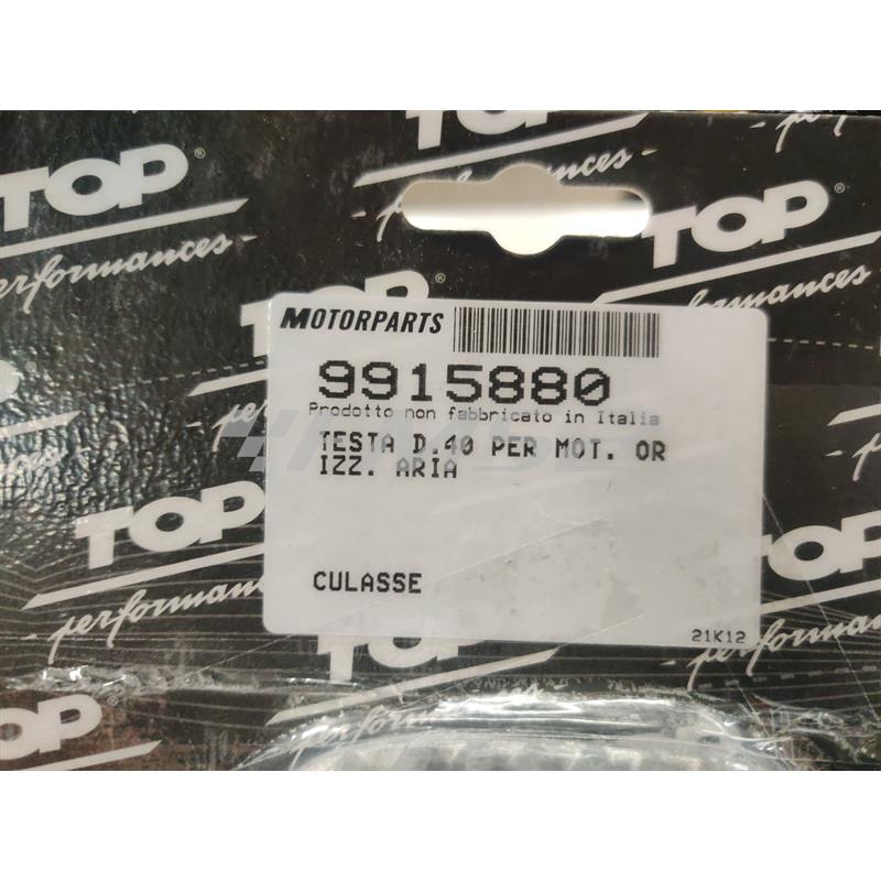 Testa d.40 per mot. orizz. aria, ricambio 9915880