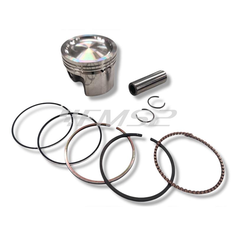 Pistone completo  diametro  49,5 maggiorato scooter piaggio 50 4t, ricambio 9925491