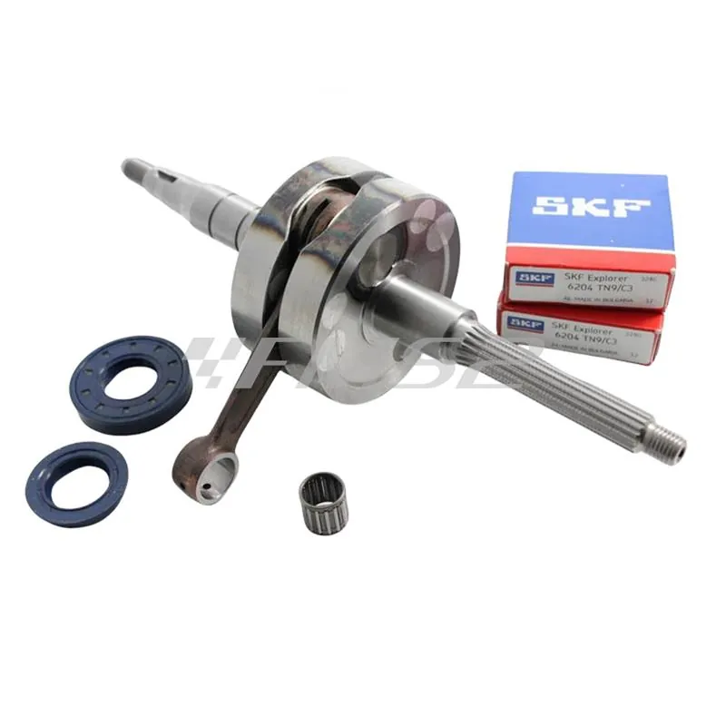 Albero motore top performance modello tpr corsa lunga 44 mm completo di cuscinetti e paraolio per scooter 50 con motore Minarelli orizzontale, ricambio 9925980