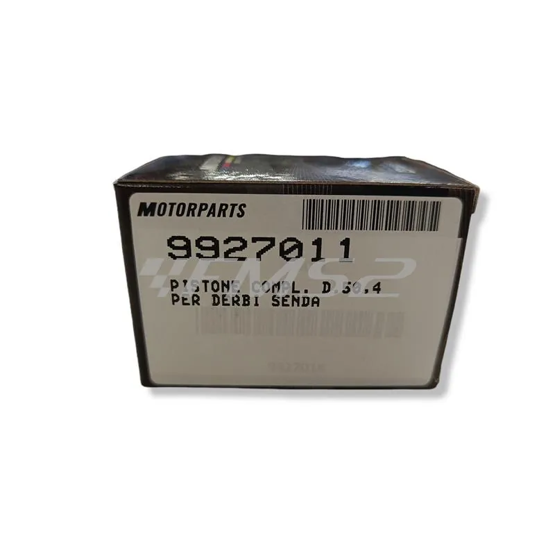 Pistone asso top performance con diametro 50,4 mm spinotto 12 mm mono fascia per ricambio 1° rettifica cilindro top ghisa Derbi D50B0 80cc, ricambio 9927011