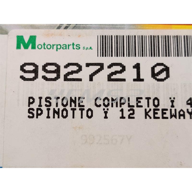 Pistone completo ø 40 spinotto ø 12 keew, ricambio 9927210