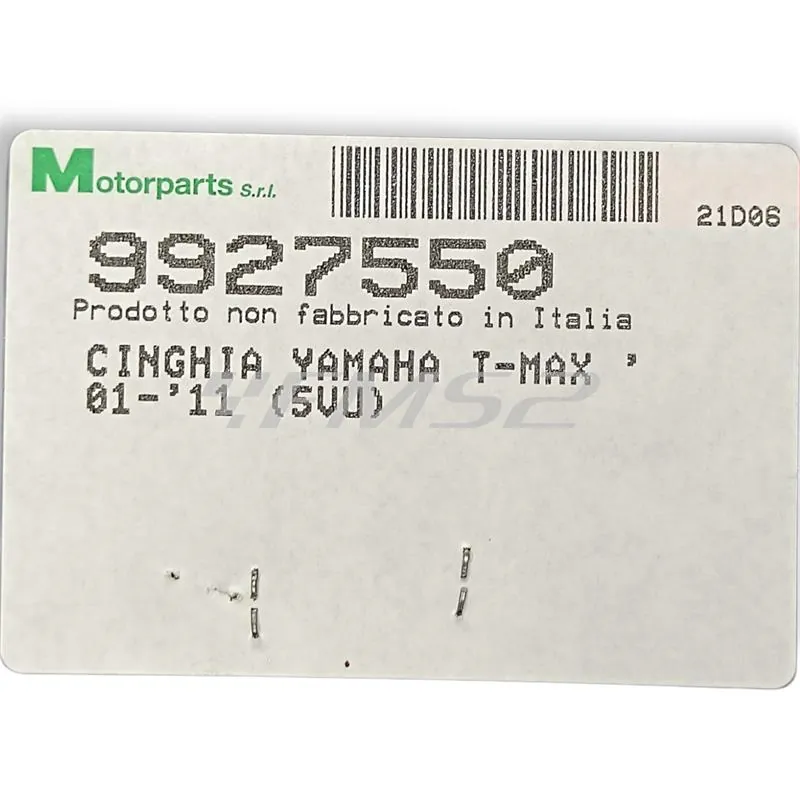 9927550 Cinghia di trasmissione Yamaha T-MAX 500 dal 2004  fino al 2011 (5vu)
