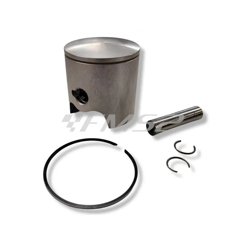 Pistone completo con diametro 47,6 mm mono fascia, spinotto 10 mm con selezione C per gruppi termici TPR 2 scooter con motore Minarelli orizzontale liquido, ricambio 992847C