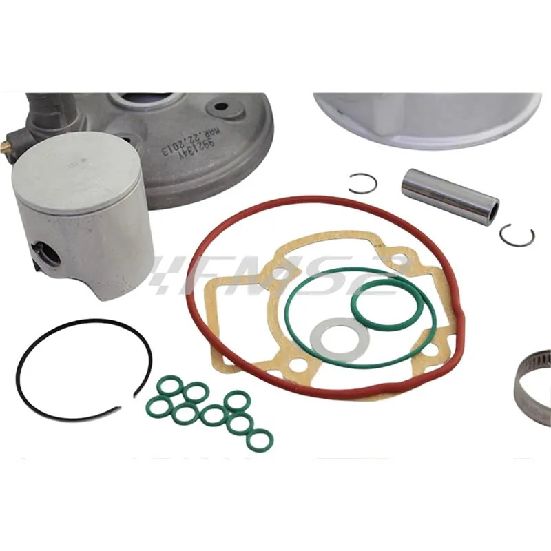 Motore gruppo termico Top TPR 2 70 cc con diametro 47,6 mm  spinotto 12 mm per scooter con motore Piaggio con raffreddamento a liquido, ricambio 9928520