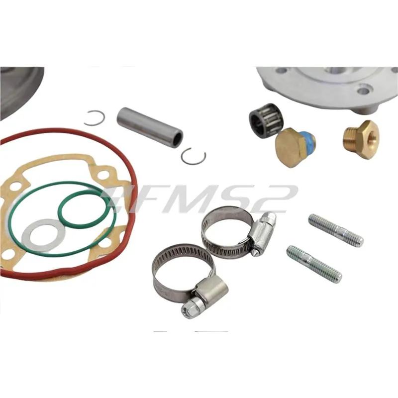 Motore gruppo termico Top TPR 2 70 cc con diametro 47,6 mm  spinotto 12 mm per scooter con motore Piaggio con raffreddamento a liquido, ricambio 9928520