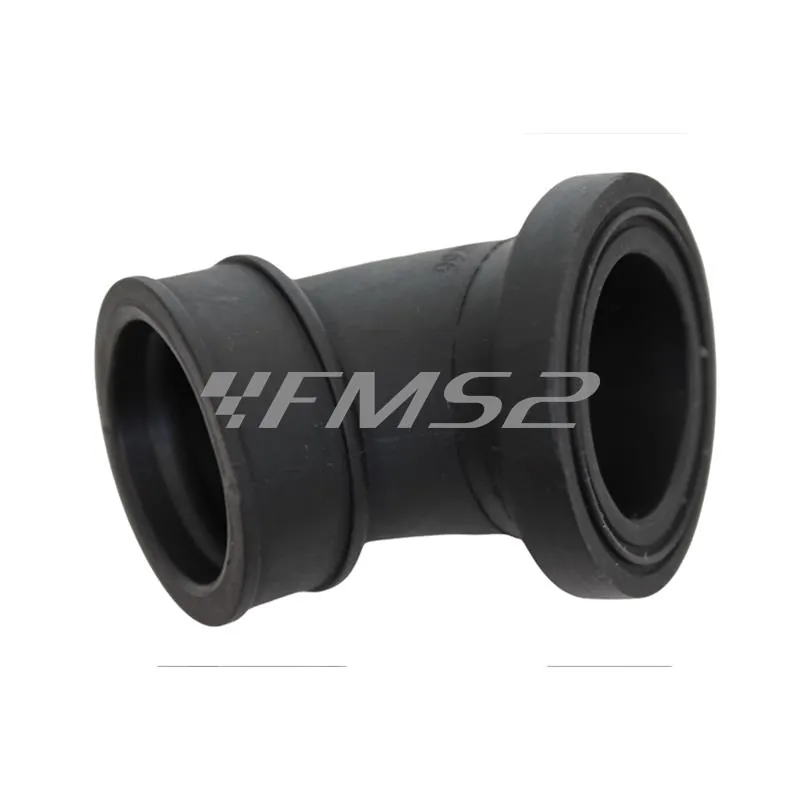 Gomma collettore aspirazione girevole 360° con imbocco diametro 30 mm per scooter con motore minarelli orizzontale aria e liquido, ricambio 9929280