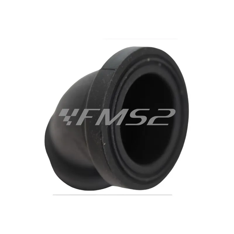 Gomma collettore aspirazione girevole 360° con imbocco diametro 30 mm per scooter con motore minarelli orizzontale aria e liquido, ricambio 9929280