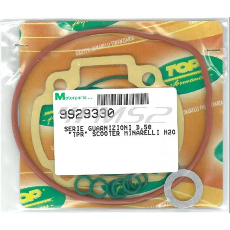 Guarnizioni smeriglio gruppo termico TPR diametro 50 mm 77cc e 86cc per scooter con motore Minarelli orizzontale a liquido, ricambio 9929330