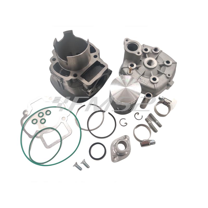 Motore gruppo termico Black Trophy diametro 48mm 75 cc con raffreddamento a liquido per scooter con motore Piaggio, ricambio 9931270