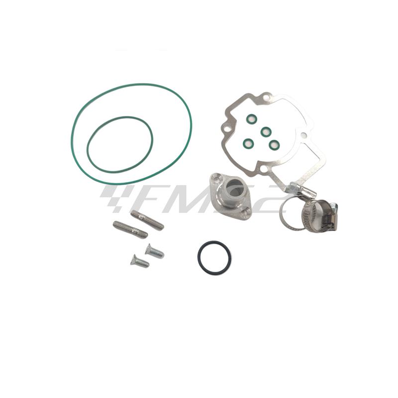Motore gruppo termico Black Trophy diametro 48mm 75 cc con raffreddamento a liquido per scooter con motore Piaggio, ricambio 9931270