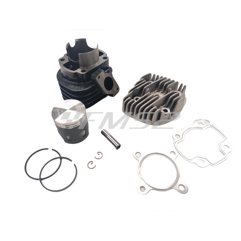 Motore gruppo termico top performance modello black trophy in ghisa con diametro 47 mm (cilindrata 70 cc) per scooter con motore Minarelli orizzontale, ricambio 9931340