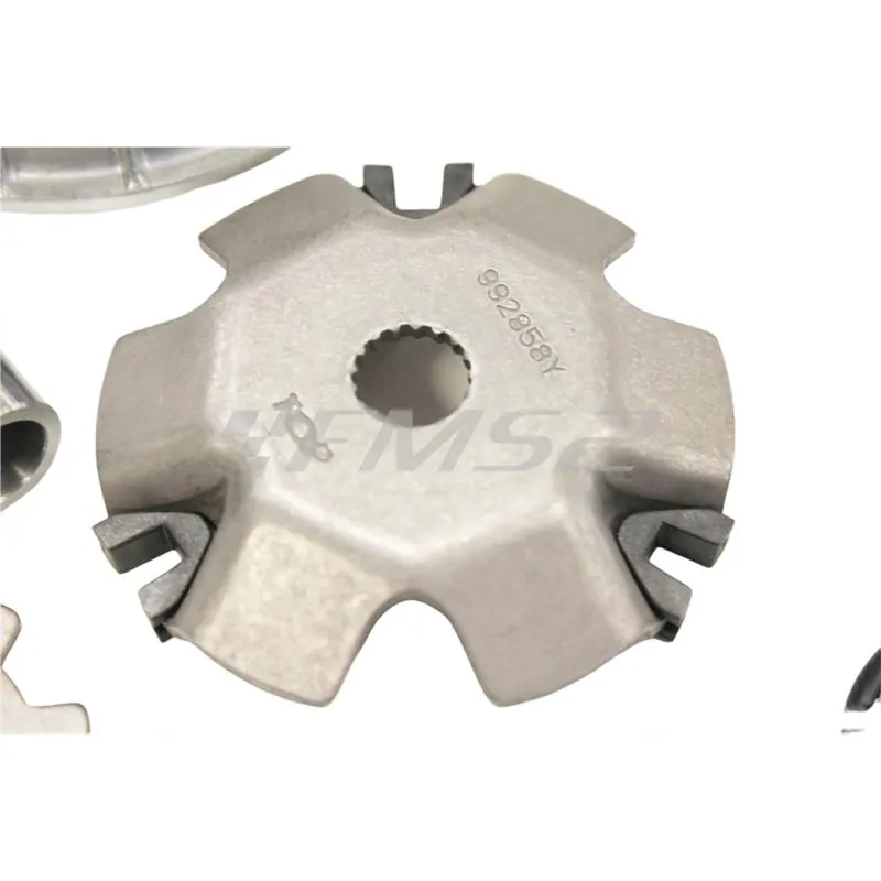 Variatore variotop Trophy tpr GP con rulli diametro 16 mm e molla di contrasto per scooter con motore Minarelli verticale e orizzontale aria e liquido, ricambio 9931650