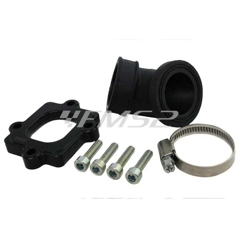Kit collettore aspirazione top performance tpr orientabile a 360° per scooter 50 con motore Minarelli orizzontale aria e liquido, ricambio 9931700