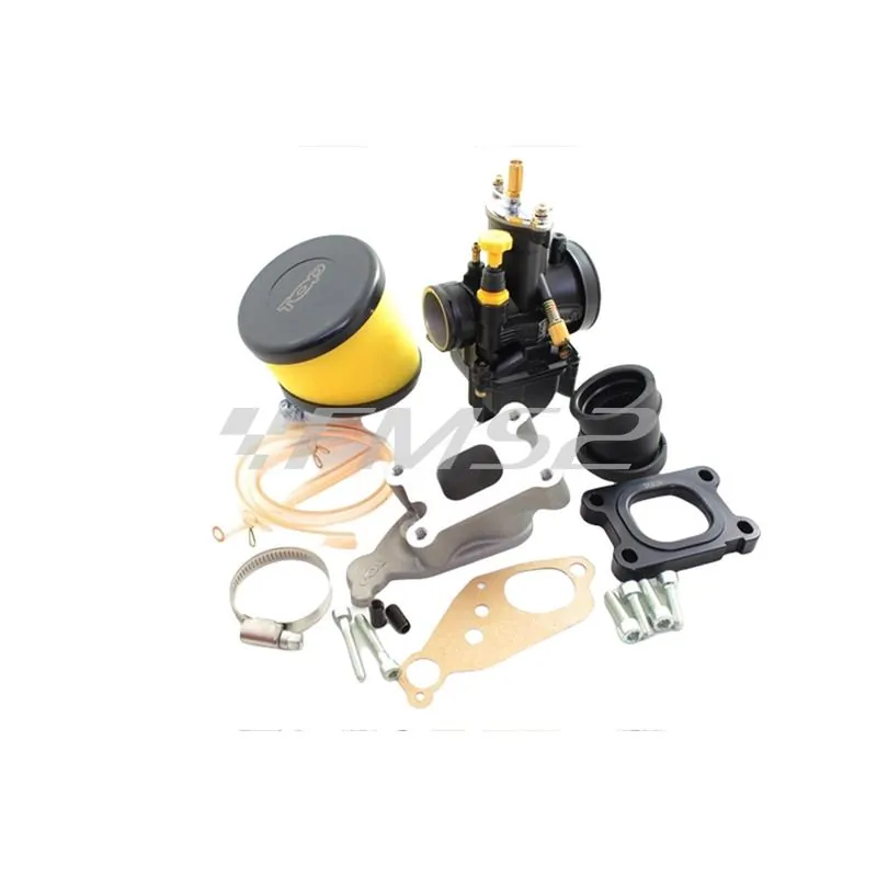 Kit aspirazione completo vespa px 125-150 tpr oko 28, ricambio 9932800
