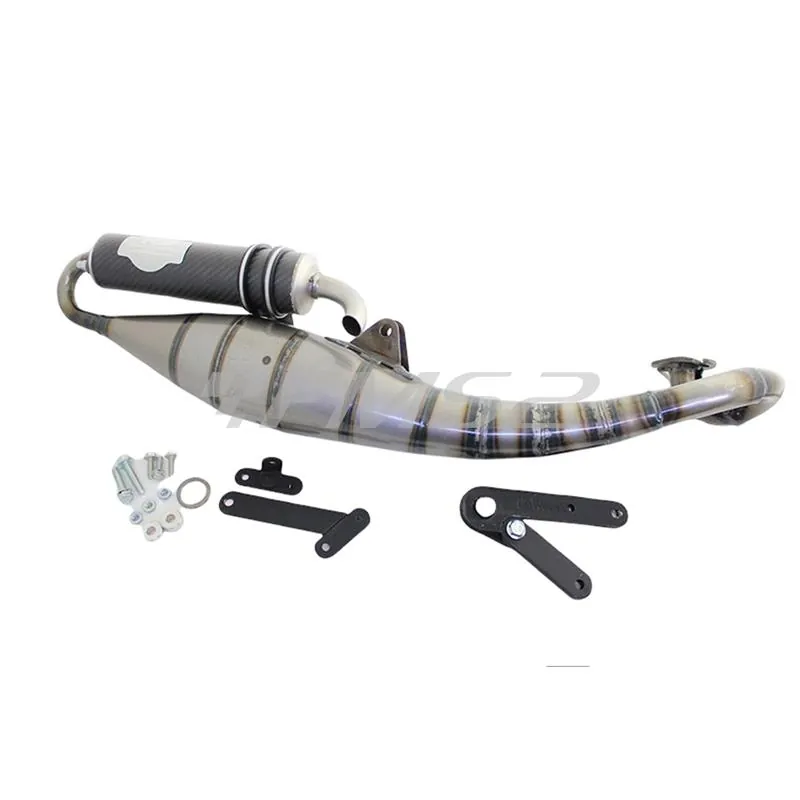 Marmitta scarico top performance modello HP2 omologata per scooter 50 Malaguti F12 aria e liquido, ricambio 9933320