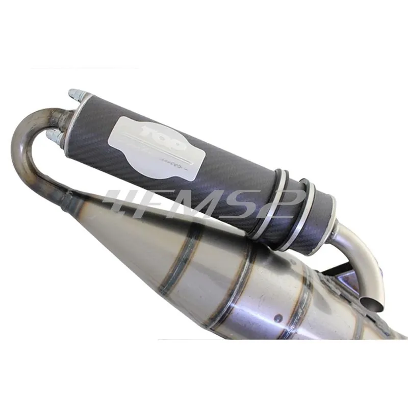 Marmitta scarico top performance modello HP2 omologata per scooter 50 Malaguti F12 aria e liquido, ricambio 9933320