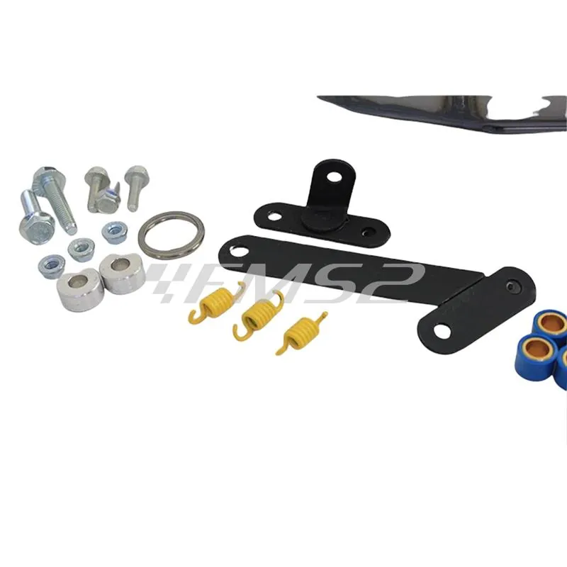 Marmitta scarico top performance modello HP2 omologata per scooter 50 Malaguti F12 aria e liquido, ricambio 9933320